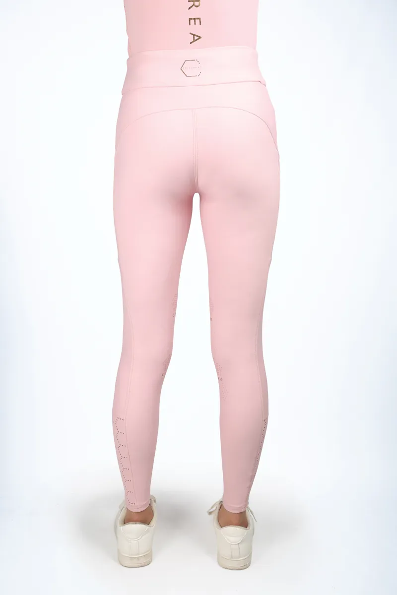 Coldstream Cranshaws Riding Tights - Blush Pink-2
